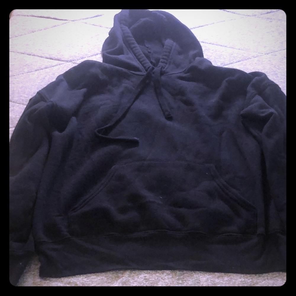 Cozy “high maintenance” pullover sweatshirt.